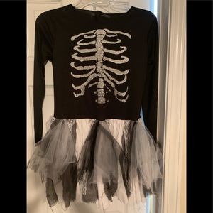 Girls skeleton costume